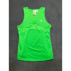 Adidas Women’s Size Medium Athletic Tank Top — Bright Kelly Green Color